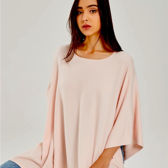 NWT Puli soft pink poncho - Picture 2 of 3